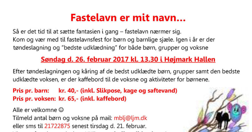 Fastelavn 2017