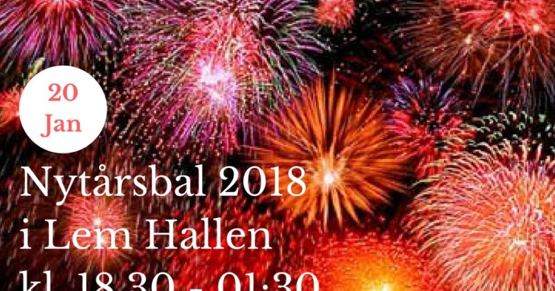 Nytårsbal d. 20 januar 2018