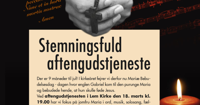Stemningsfuld aftengudstjeneste