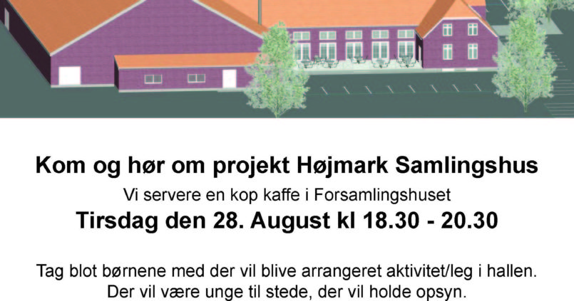 Højmark Samlingshus 28-08-2018
