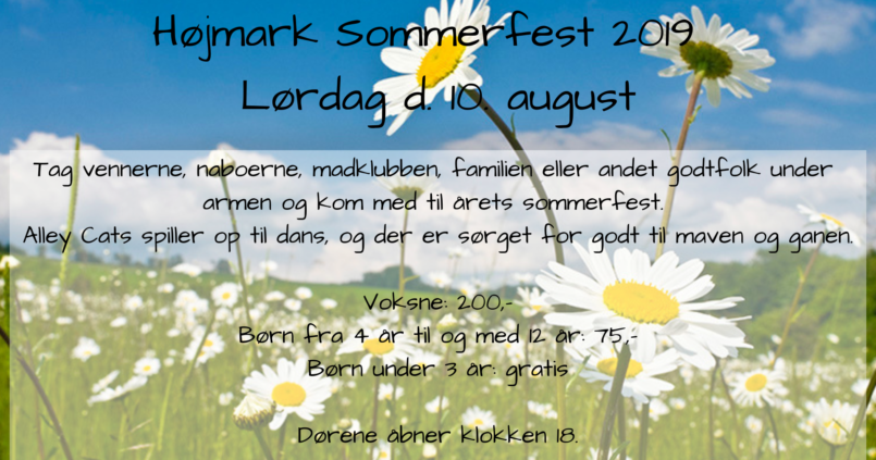 Højmark Sommerfest 2019
