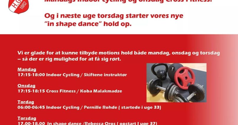 HGF – MOTION – EFTERÅR – 2019