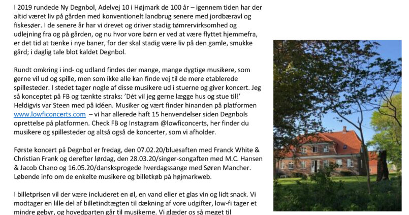 Nyt liv på 100 år gamle Ny Degnbol